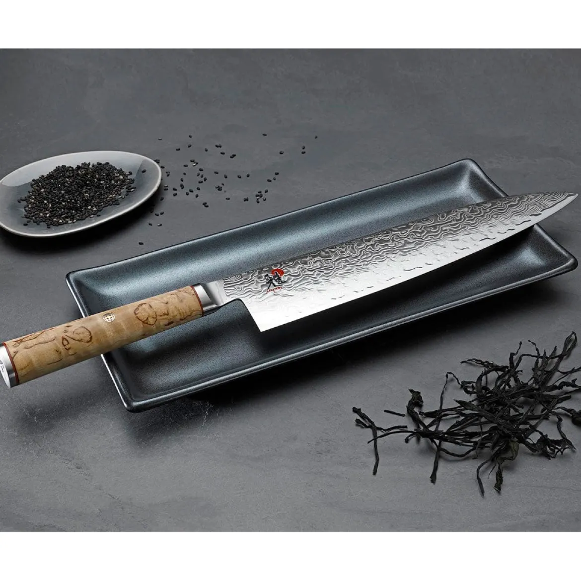Cuchillos japoneses Miyabi de acero damasco