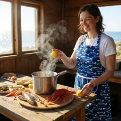 Delantal de cocina Fish Dexam