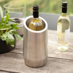 Enfriador de botellas de acero inoxidable de doble pared Leopold Vienna