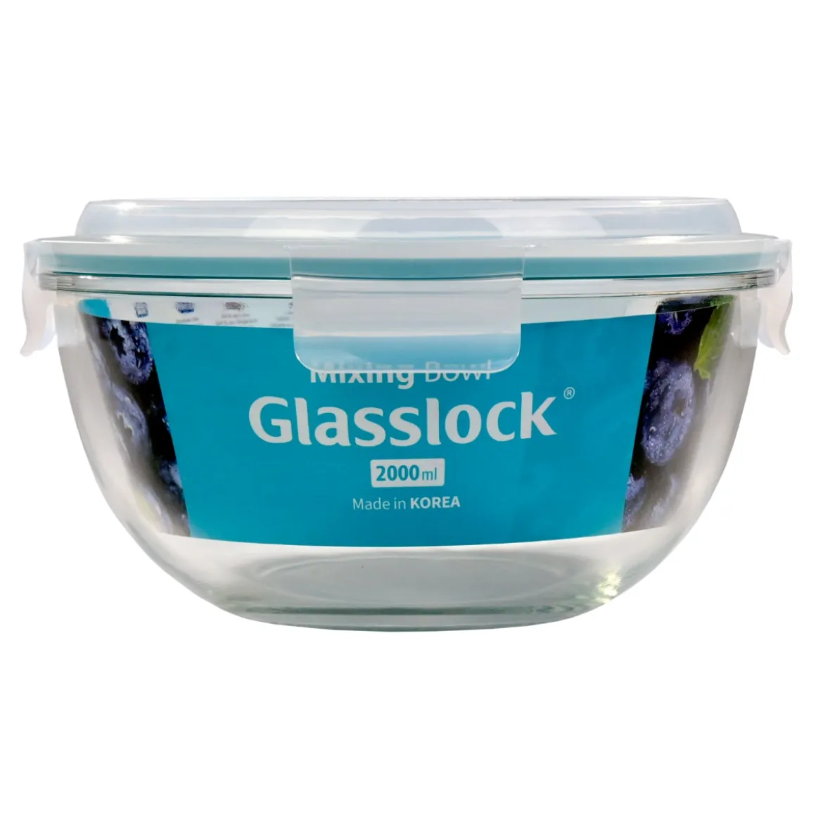 Ensaladera hermética de cristal con tapa Glasslock