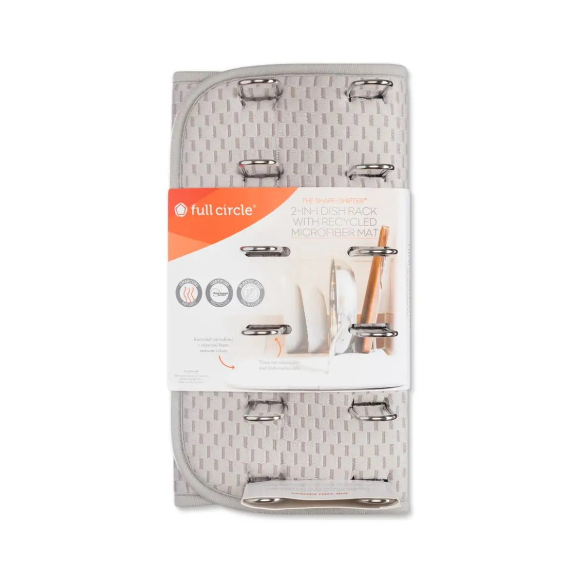 Escurreplatos de microfibra reciclada Shape Shifter Full Circle
