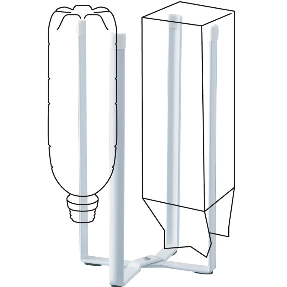 Escurridor de botellas y Soporte de cocina multiusos Tower Yamazaki