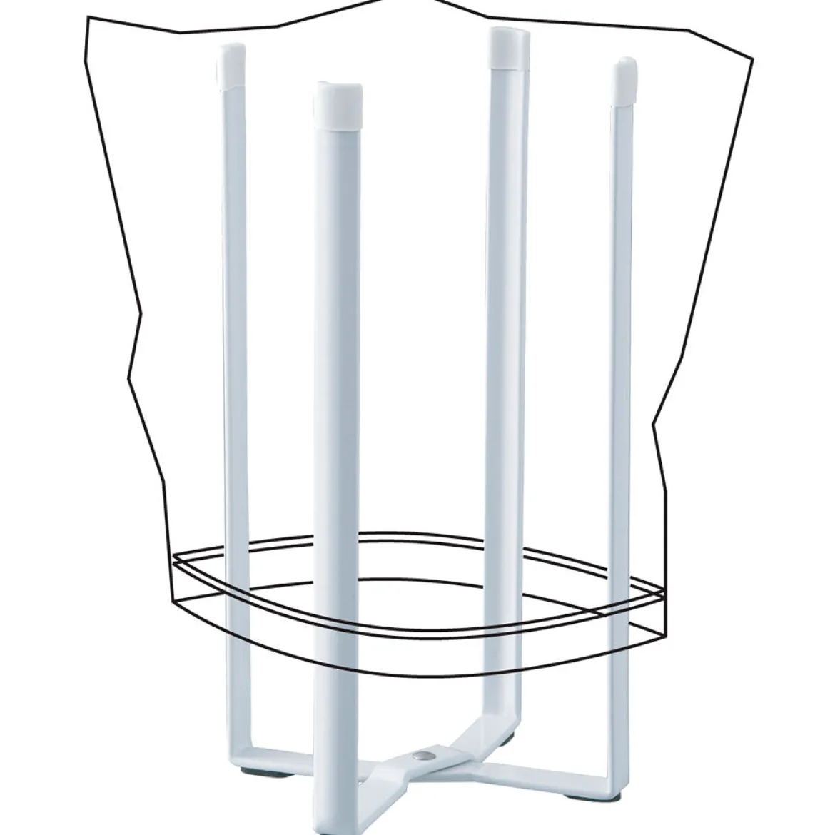 Escurridor de botellas y Soporte de cocina multiusos Tower Yamazaki