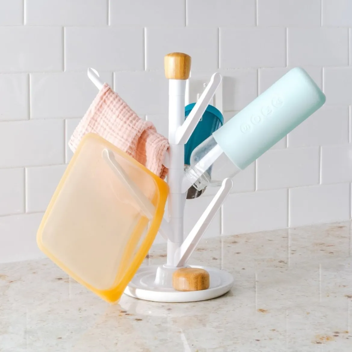 Escurridor de botellas y soporte de cocina Full Circle