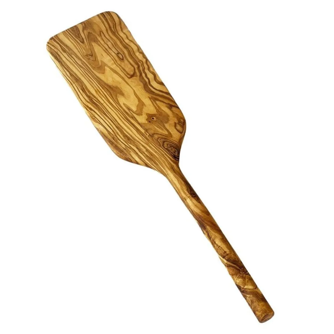 Espátula ancha de madera de olivo Selbrae