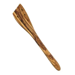 Espátula perforada de madera de olivo Selbrae