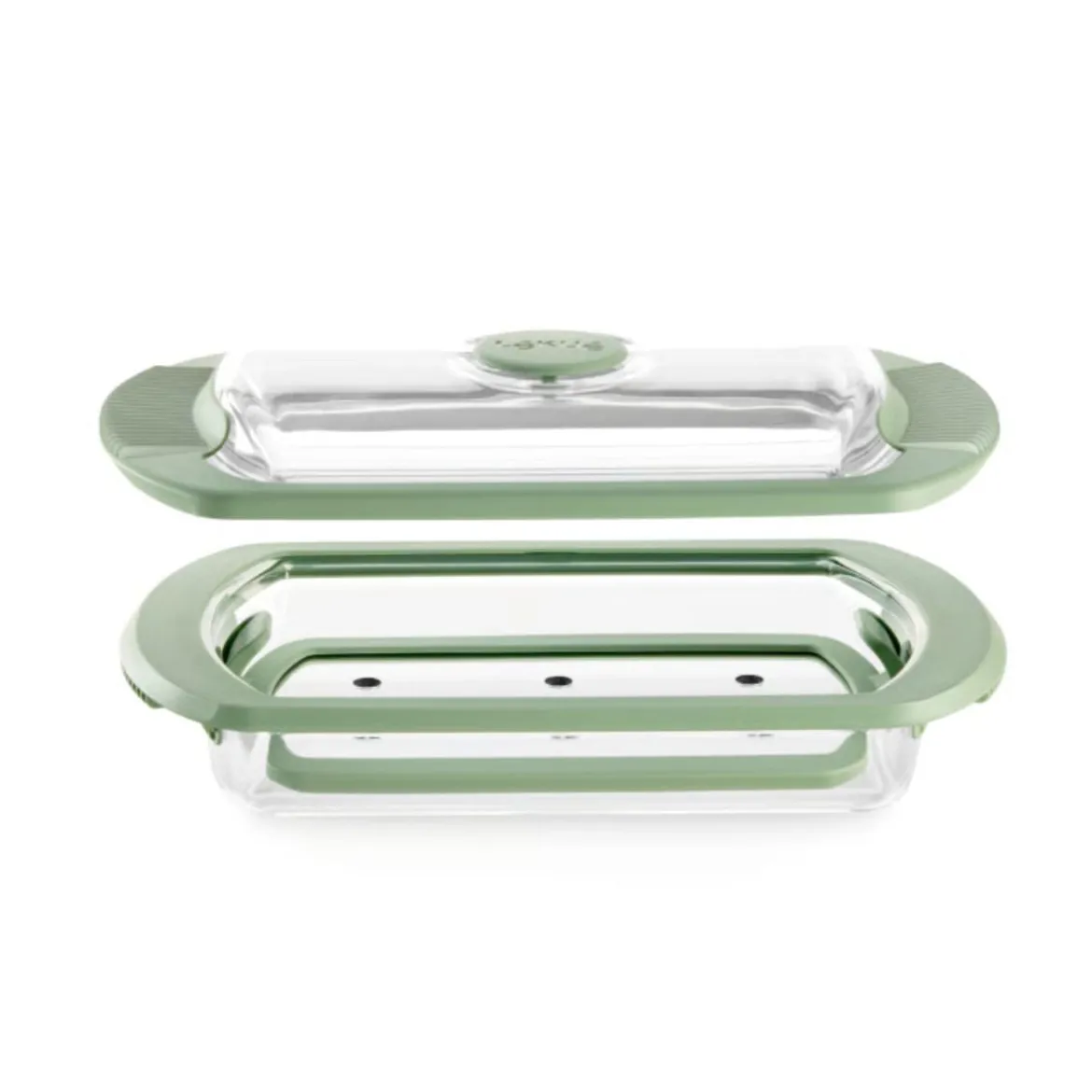 Estuche de vapor de cristal Lékué