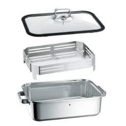 Fuente de cocción rectangular Vitalis WMF (vaporera y rustidera)