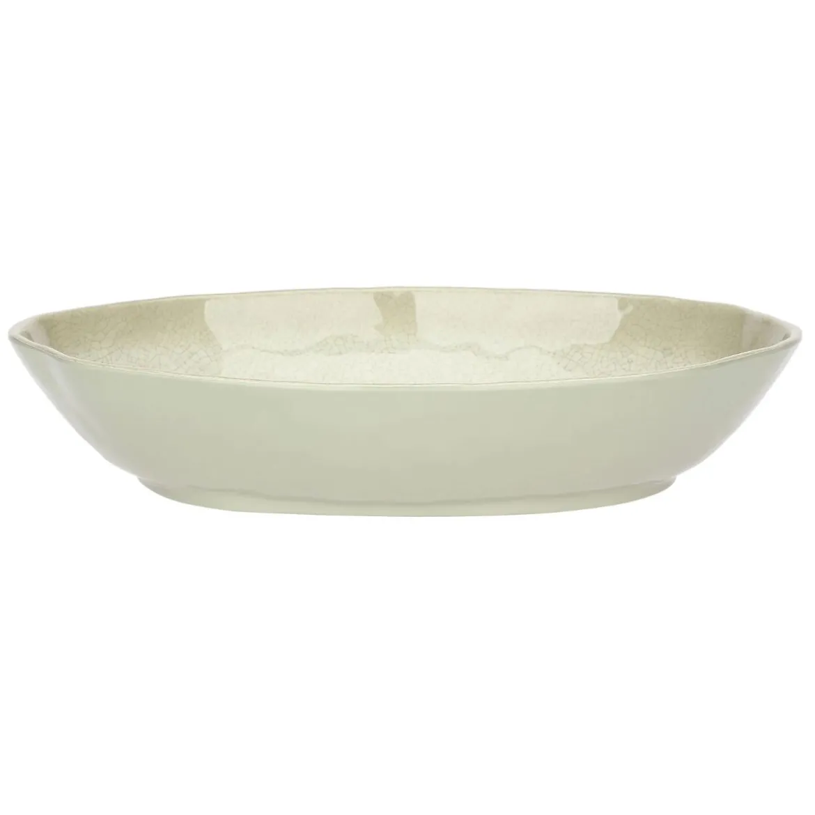 Fuente ovalada para servir de melamina Atmosfera Tortora Rose &Tulipani