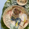 Fuente redonda para servir de melamina Sea Life Rose & Tulipani