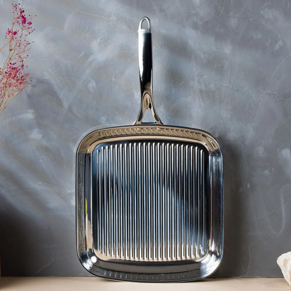 Grill de acero inoxidable 3-Ply Castel'Pro Cristel