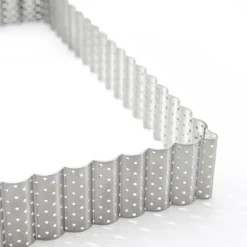 Marco rectangular perforado acanalado De Buyer