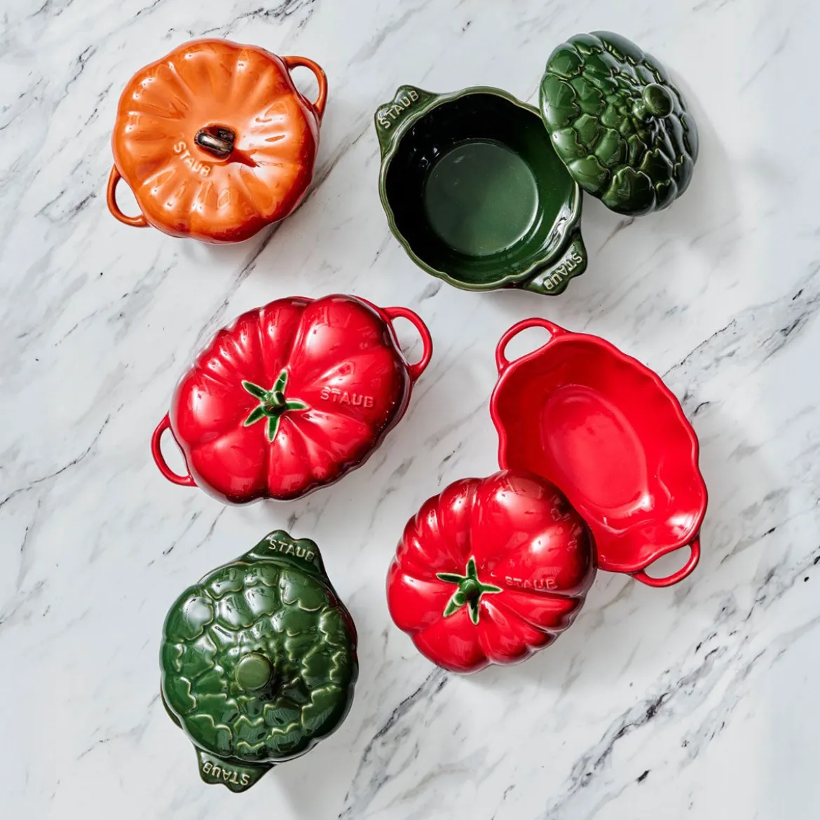 Mini cocotte cerámica hortalizas Staub