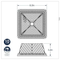 Molde aluminio Squared Bundt Nordic Ware