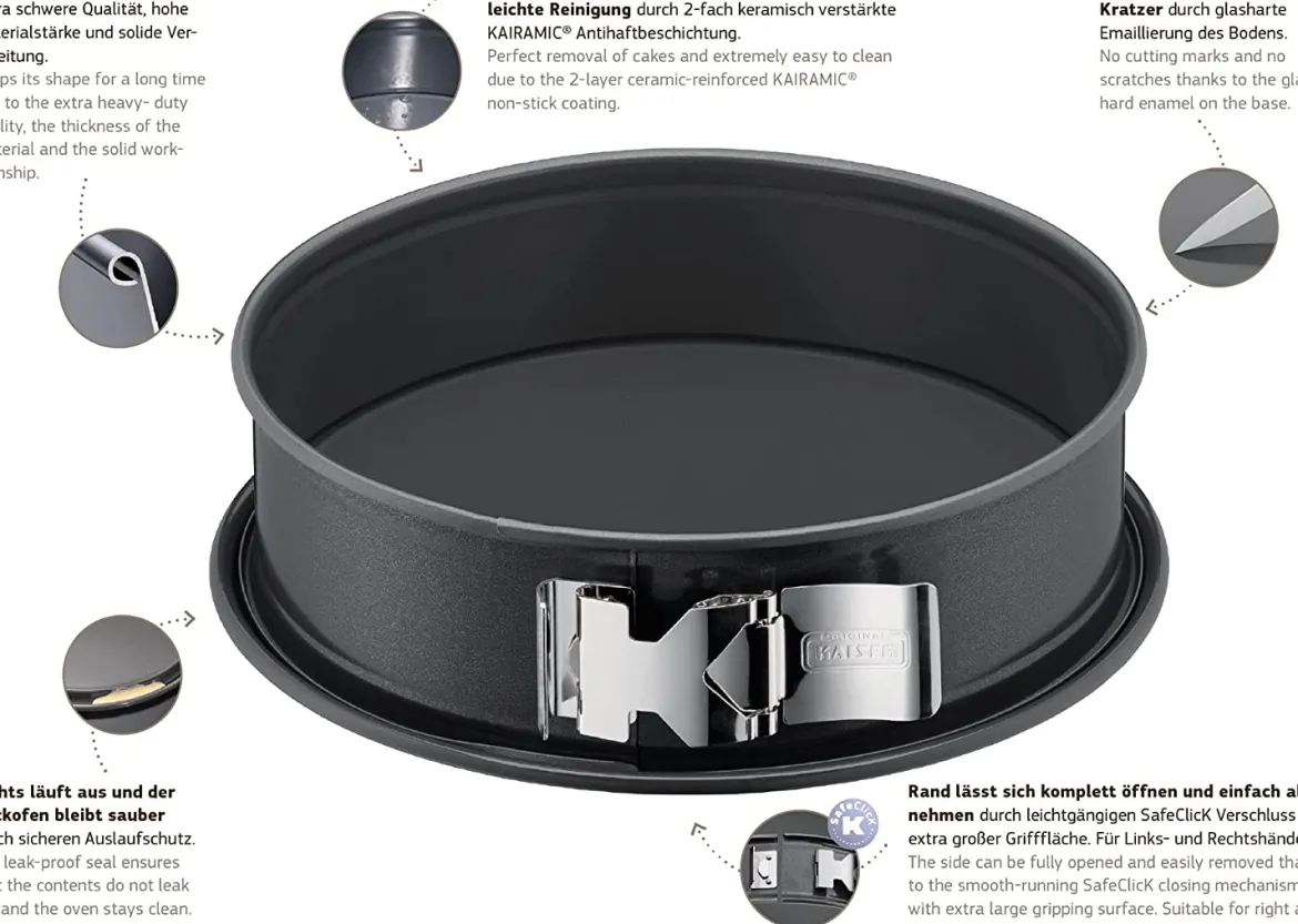 Molde desmontable para tartas Kaiser WMF