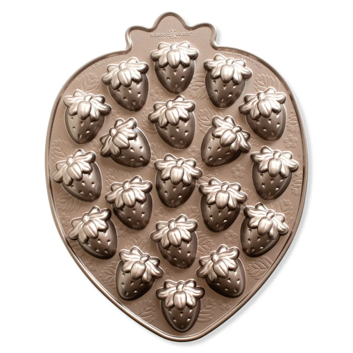 Molde fresas Bitelets Nordic Ware