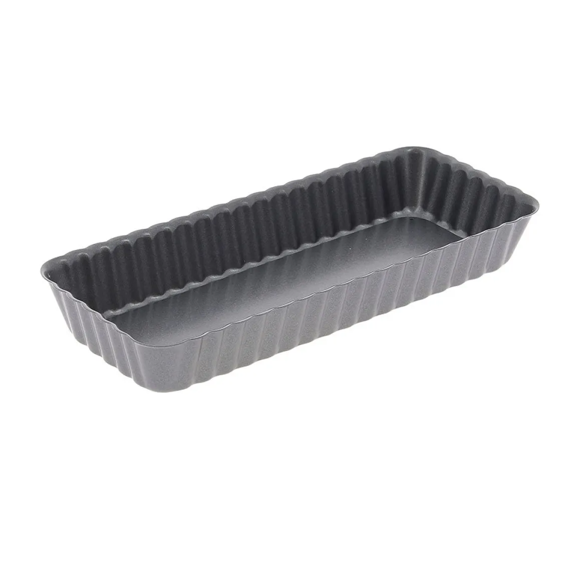 Molde rectangular antiadherente con base extraíble De Buyer