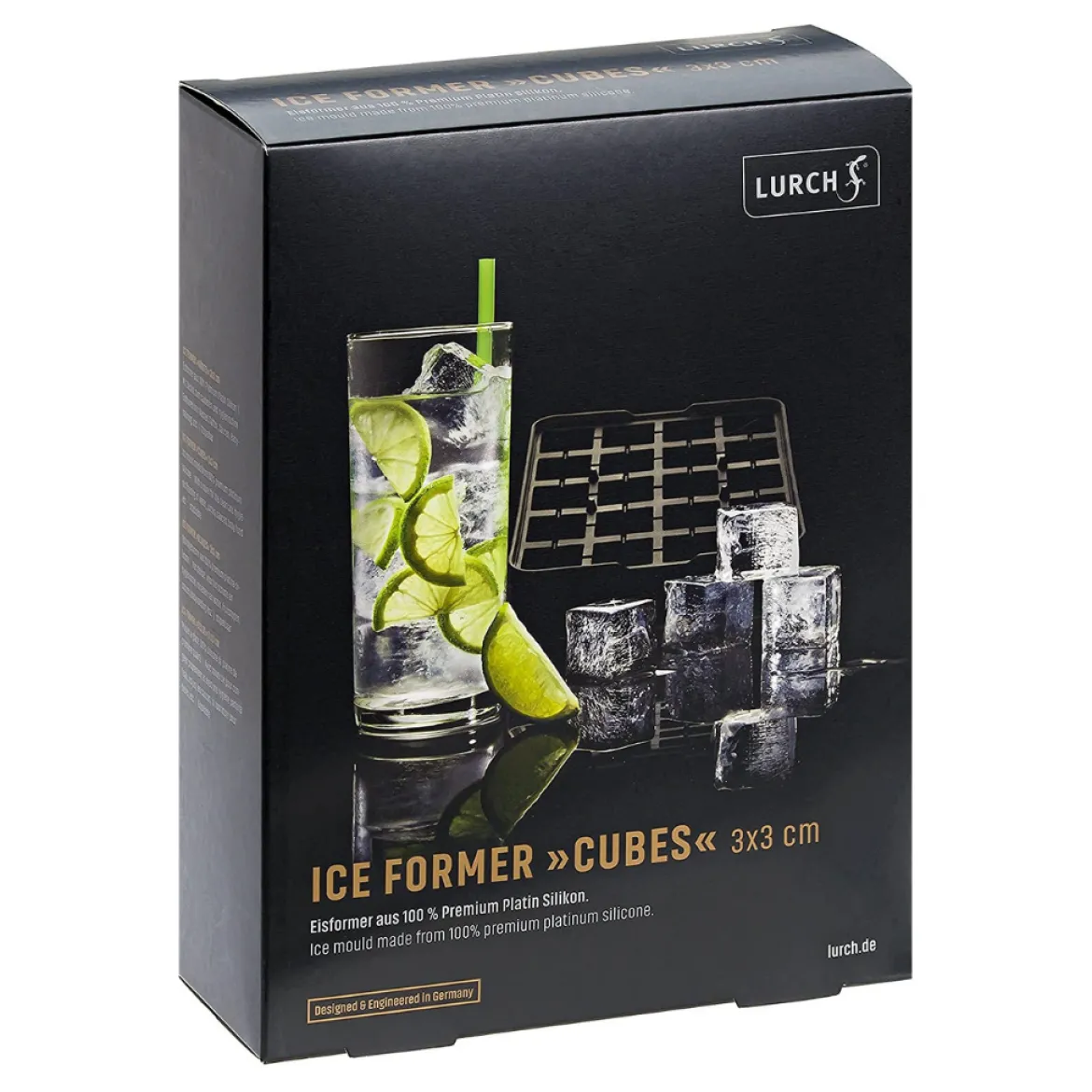 Moldes para cubitos de hielo cuadrados Ice Former de Lurch