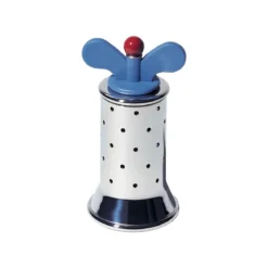 Molinillo de pimienta Becco Blu de acero inoxidable Alessi