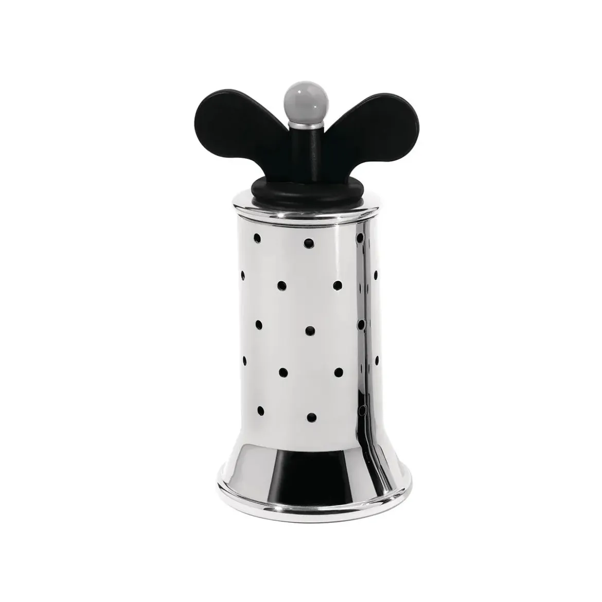 Molinillo de pimienta de acero y plástico Alessi