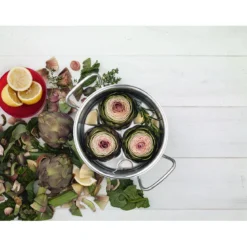 Olla acero inoxidable con tapa de cristal Original-Profi Collection® Fissler