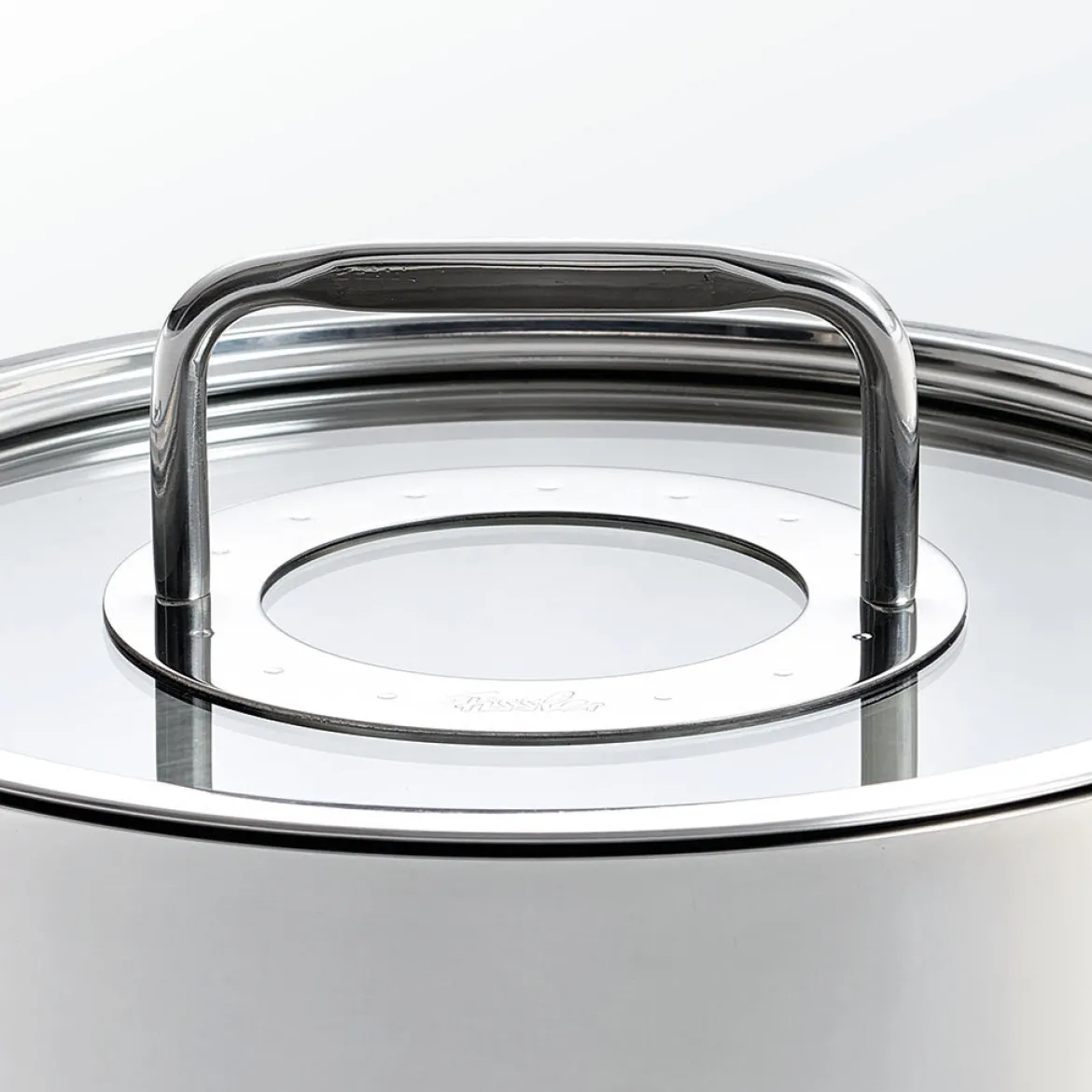 Olla alta de acero inoxidable con tapa Original-Profi Collection® Fissler