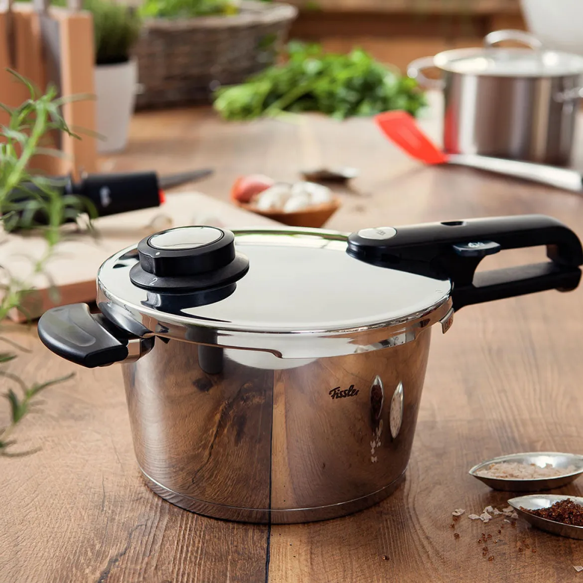 Olla a presión con cestillo (de 2,5 a 8 L) Vitavit Premium Fissler