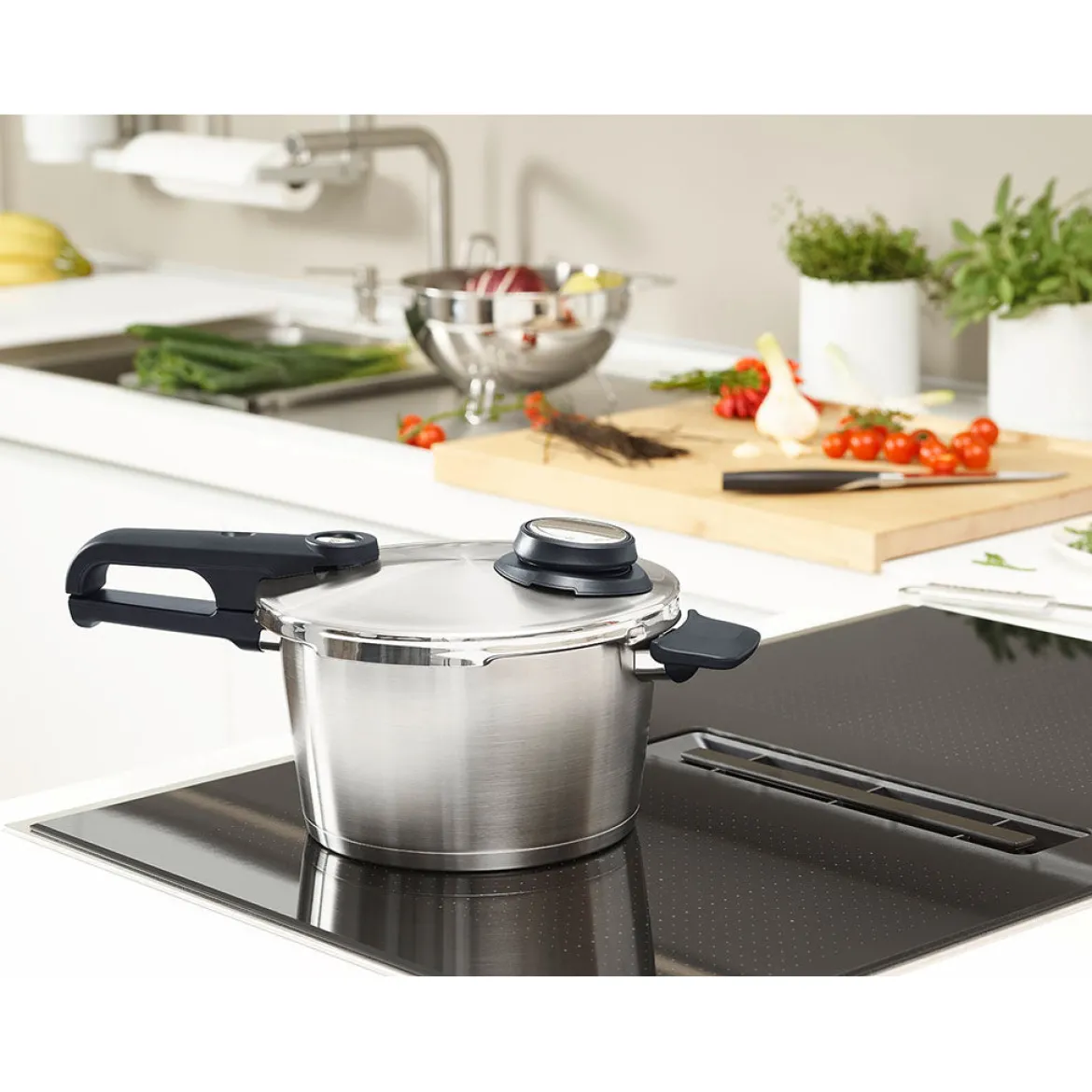 Olla a presión con cestillo (de 2,5 a 8 L) Vitavit Premium Fissler