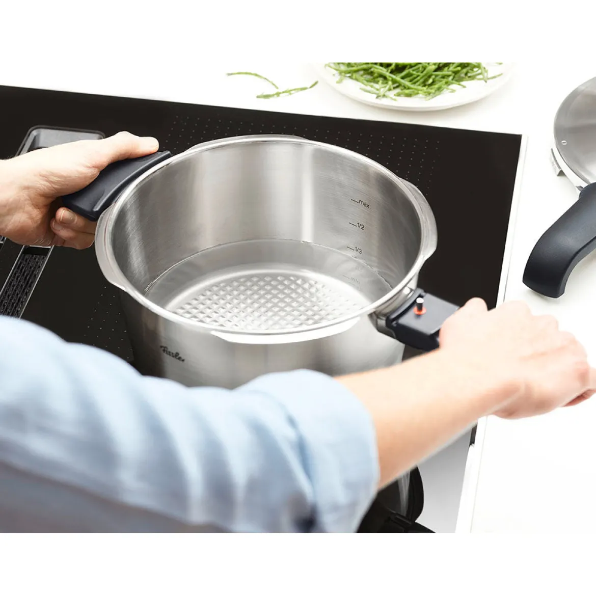 Olla a presión con cestillo (de 2,5 a 8 L) Vitavit Premium Fissler