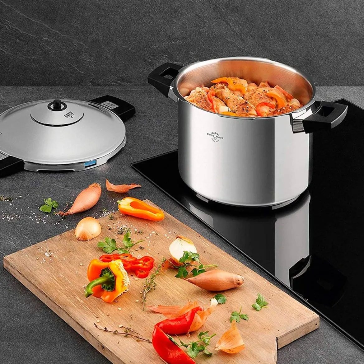 Olla a presión Kuhn Rikon Duromatic Inox (24cm de diámetro)