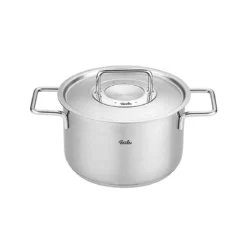 Olla con tapa de acero inoxidable Pure Fissler
