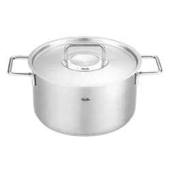 Olla con tapa de acero inoxidable Pure Fissler