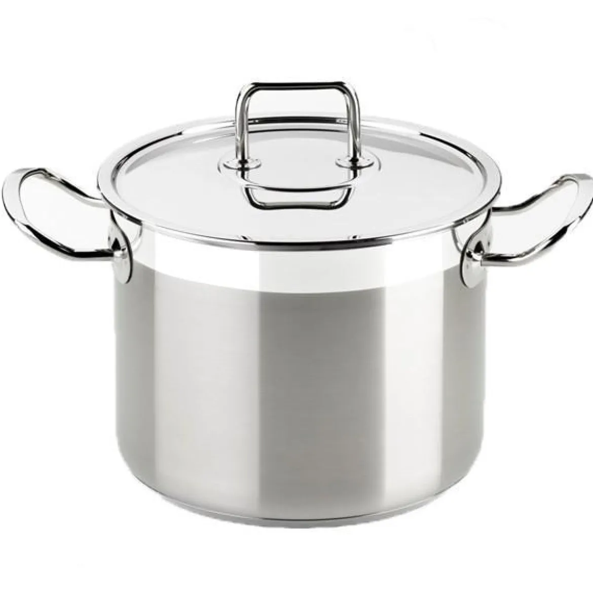 Olla de acero inox de 2,5 a 17 L con tapa inox Bra Profesional