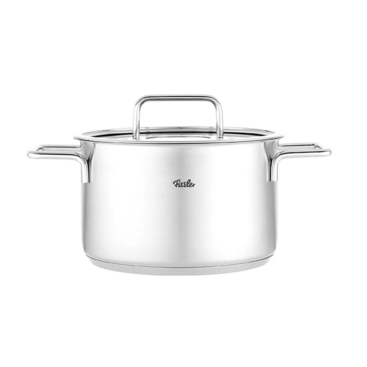 Olla de acero inoxidable con tapa de cristal Pure Fissler