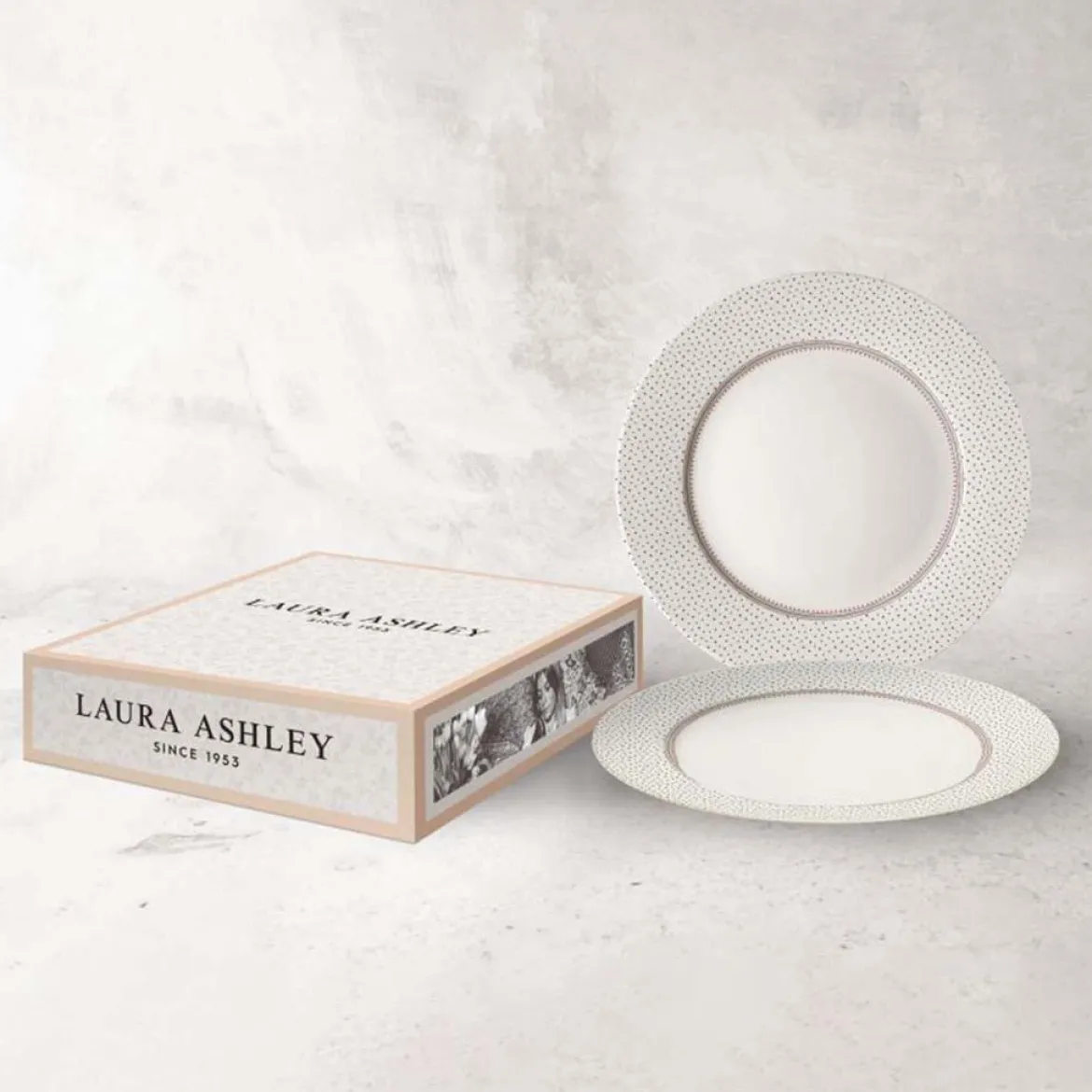 Pack de 2 platos de platos Wild Clematis de Laura Ashley