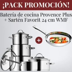 ¡PACK PROMOCIÓN! Batería 5 y 6 piezas: Provence Plus + Sartén Inox Favorit WMF