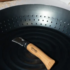 Pack sartén para castañas De Buyer y cuchillo para castañas Opinel