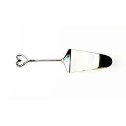 Pala para servir pasteles de inox con mango corazón Selbrae