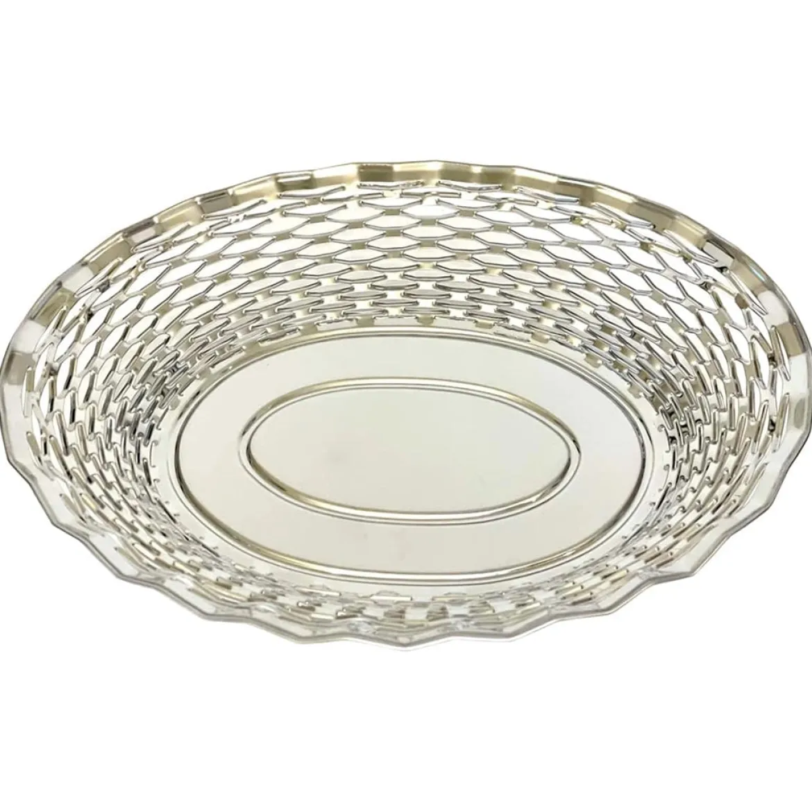 Panera inox oval Vintage de Roger Orfevre