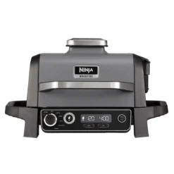 Parrilla eléctrica de exterior con ahumador y freidora de aire Ninja®