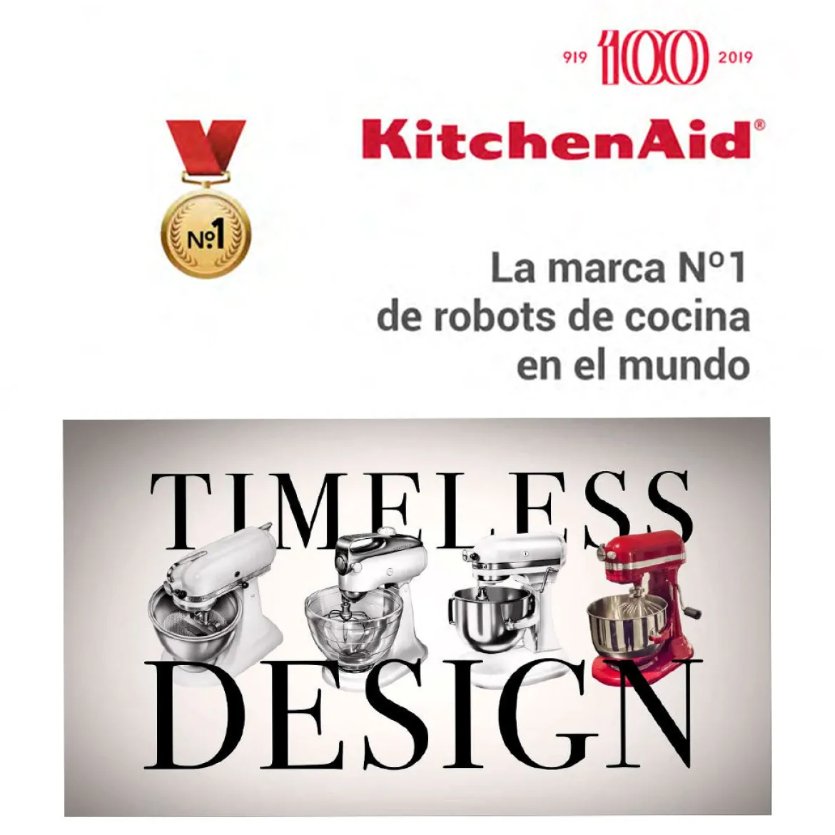 Picadora metálica con accesorios KitchenAid