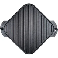 Plancha grill cuadrada reversible de hierro Lodge