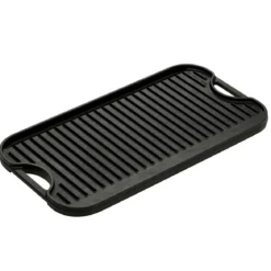 Plancha grill XL Rectangular y Reversible de hierro Lodge