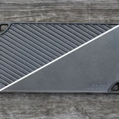 Plancha grill XL Rectangular y Reversible de hierro Lodge