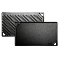 Plancha grill XL Rectangular y Reversible de hierro Lodge