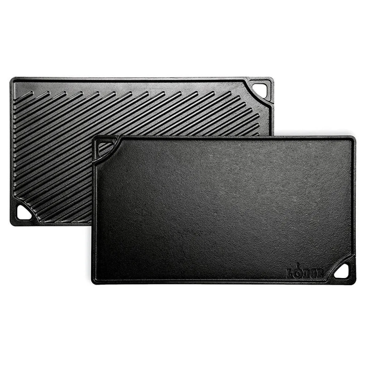 Plancha grill XL Rectangular y Reversible de hierro Lodge