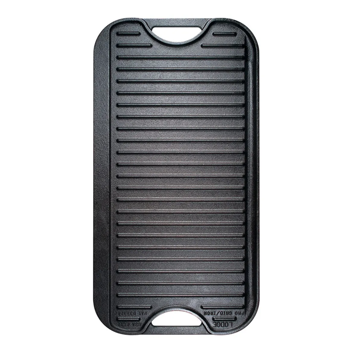 Plancha grill XL Rectangular y Reversible de hierro Lodge