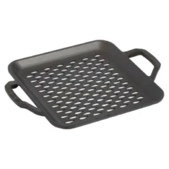 Plancha perforada cuadrada de hierro Chef Lodge