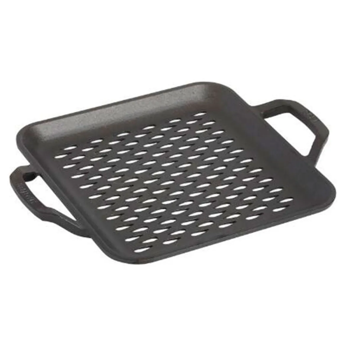 Plancha perforada cuadrada de hierro Chef Lodge