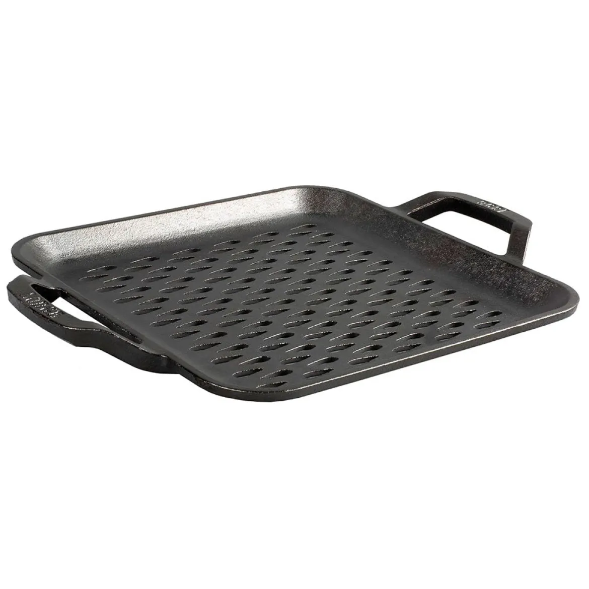 Plancha perforada cuadrada de hierro Chef Lodge